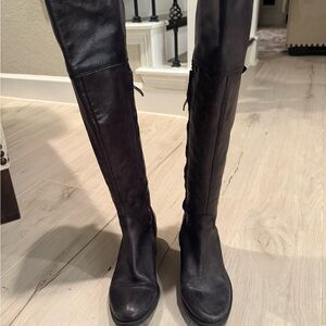 Vince Camuto Black Over the Knee Boots